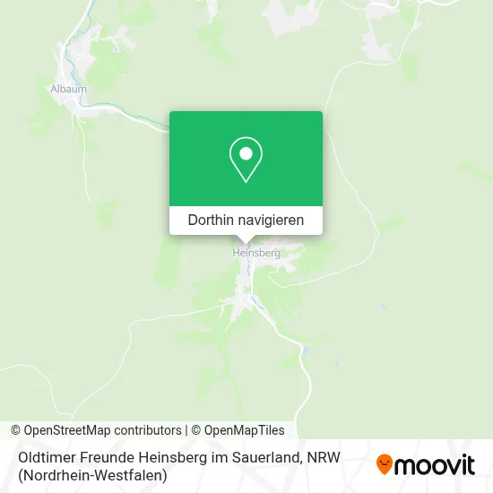 Oldtimer Freunde Heinsberg im Sauerland Karte