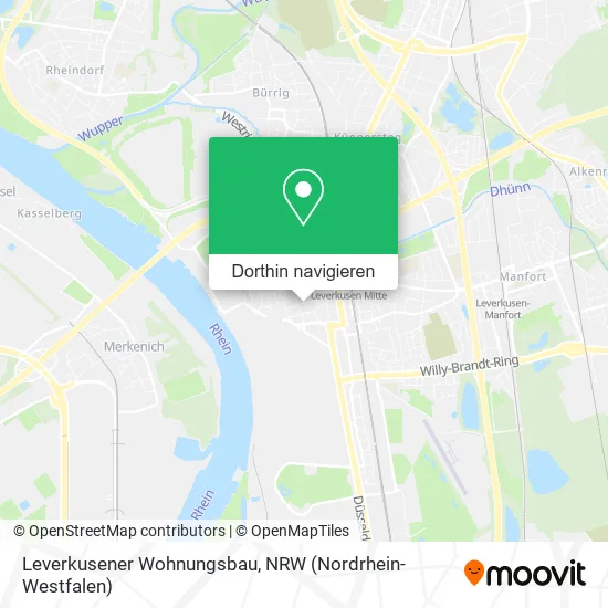 Leverkusener Wohnungsbau Karte