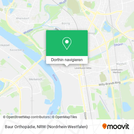 Baur Orthopädie Karte