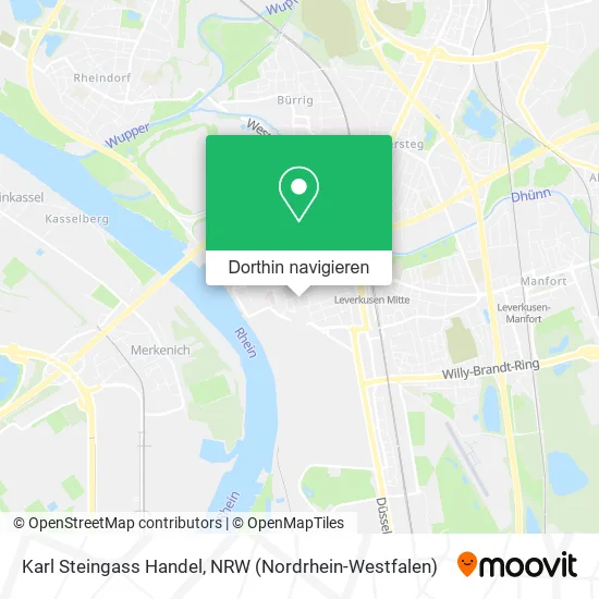 Karl Steingass Handel Karte