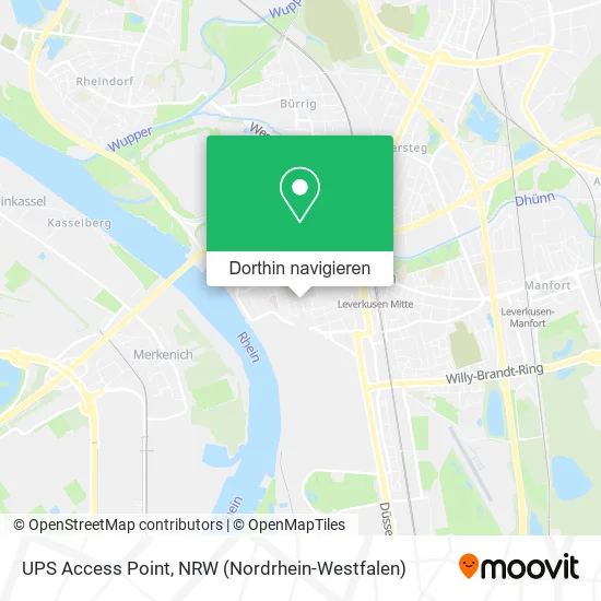 UPS Access Point Karte