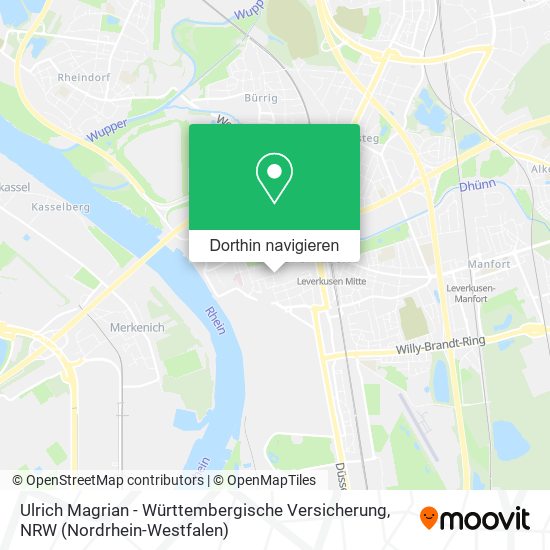 Ulrich Magrian - Württembergische Versicherung Karte