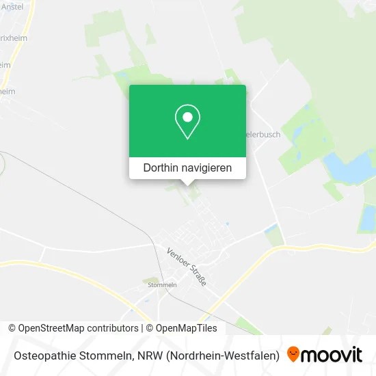 Osteopathie Stommeln Karte