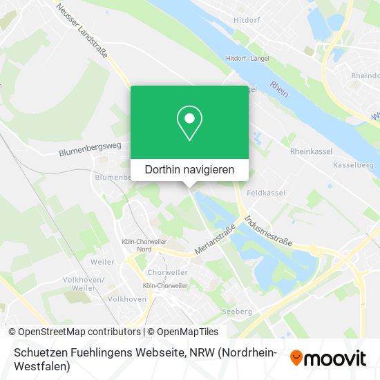Schuetzen Fuehlingens Webseite Karte