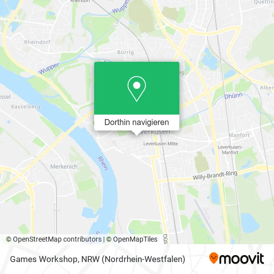 Games Workshop Karte