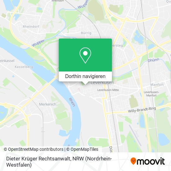 Dieter Krüger Rechtsanwalt Karte