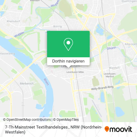 7-Th-Mainstreet Textilhandelsges. Karte