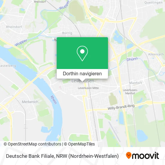 Deutsche Bank Filiale Karte