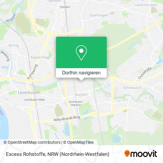 Excess Rohstoffe Karte