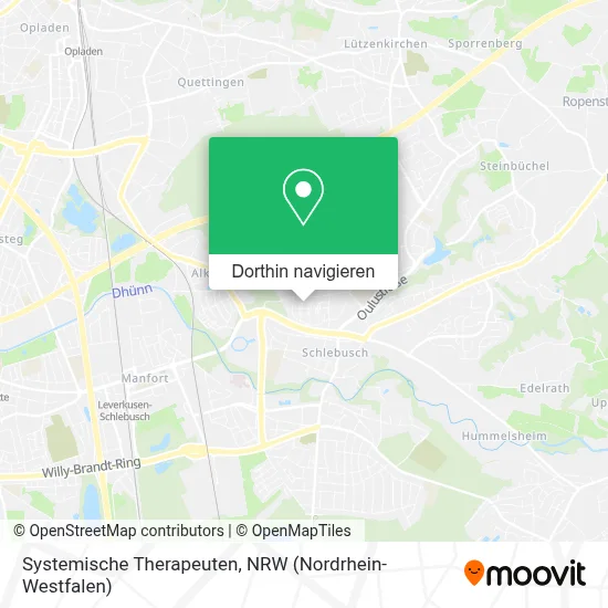 Systemische Therapeuten Karte