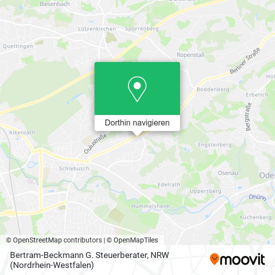 Bertram-Beckmann G. Steuerberater Karte