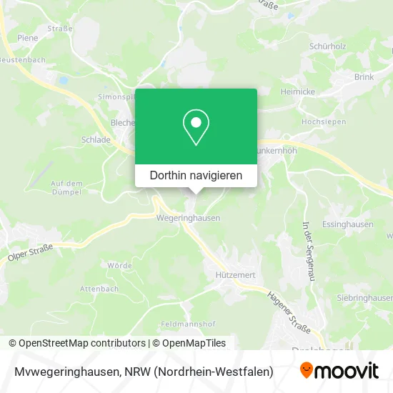 Mvwegeringhausen Karte