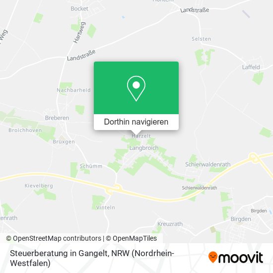 Steuerberatung in Gangelt Karte
