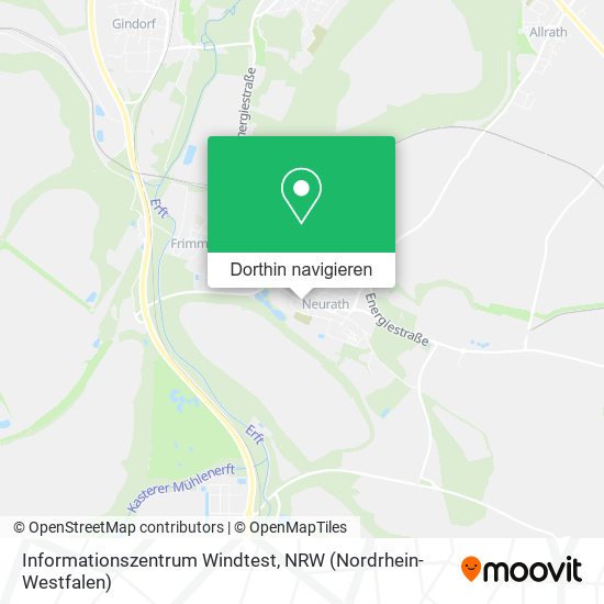 Informationszentrum Windtest Karte