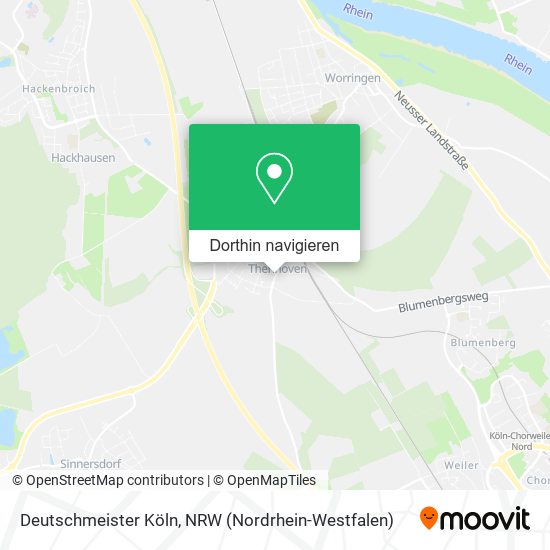 Deutschmeister Köln Karte