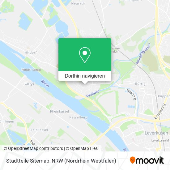 Stadtteile Sitemap Karte