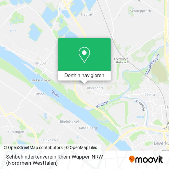 Sehbehindertenverein Rhein-Wupper Karte