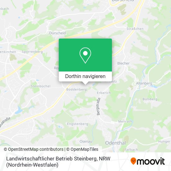 Landwirtschaftlicher Betrieb Steinberg Karte