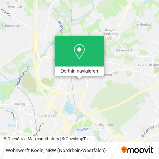 Wohnwerft Koeln Karte