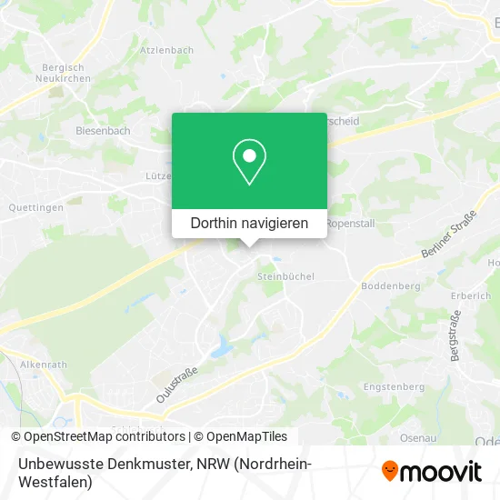 Unbewusste Denkmuster Karte