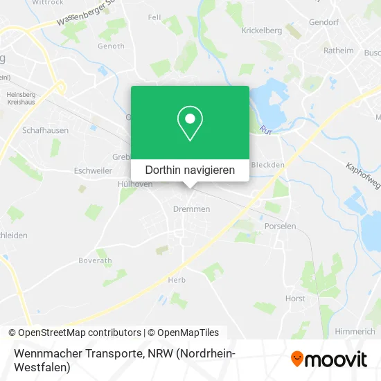 Wennmacher Transporte Karte