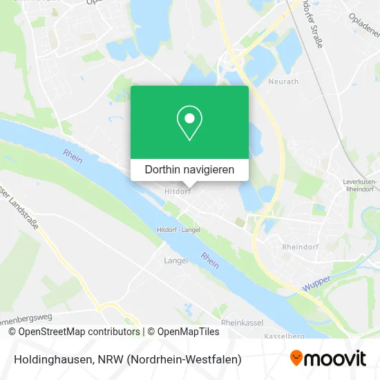 Holdinghausen Karte