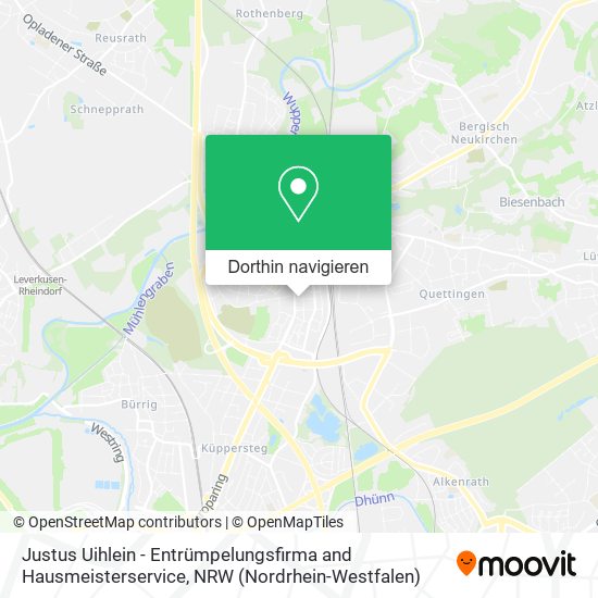 Justus Uihlein - Entrümpelungsfirma and Hausmeisterservice Karte