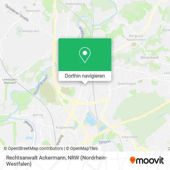 Rechtsanwalt Ackermann Karte