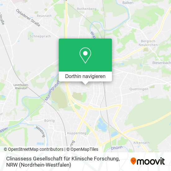 Clinassess Gesellschaft für Klinische Forschung Karte