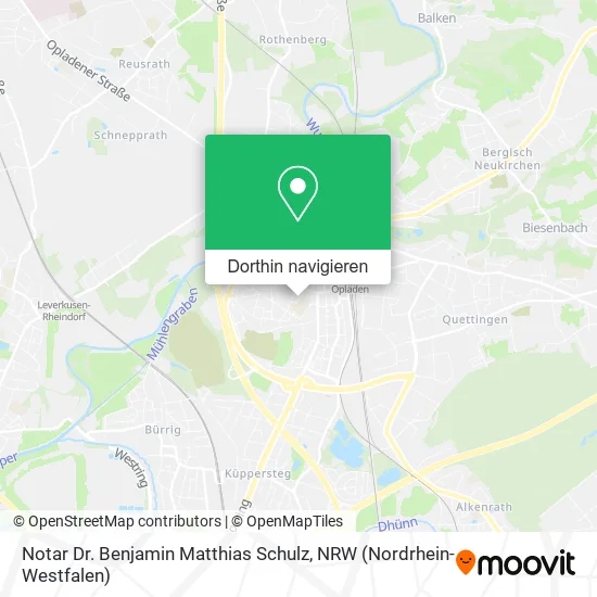 Notar Dr. Benjamin Matthias Schulz Karte