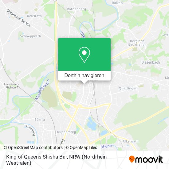 King of Queens Shisha Bar Karte
