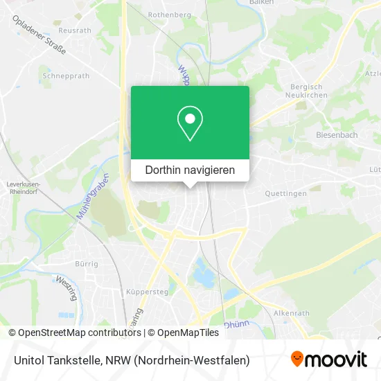 Unitol Tankstelle Karte