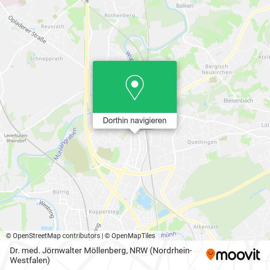 Dr. med. Jörnwalter Möllenberg Karte