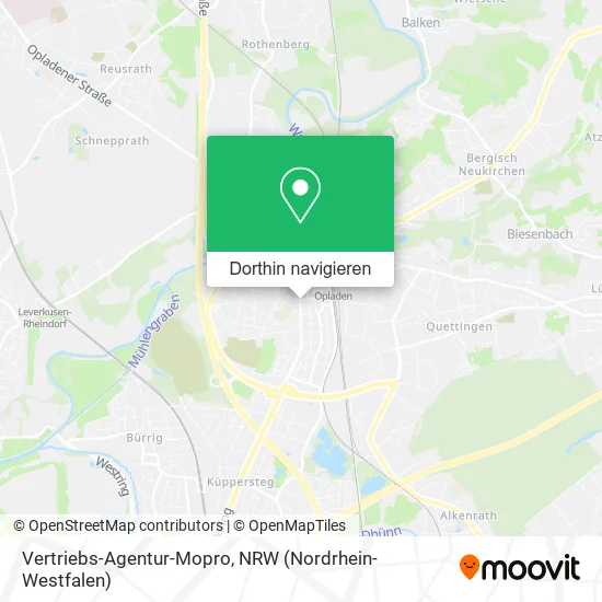 Vertriebs-Agentur-Mopro Karte