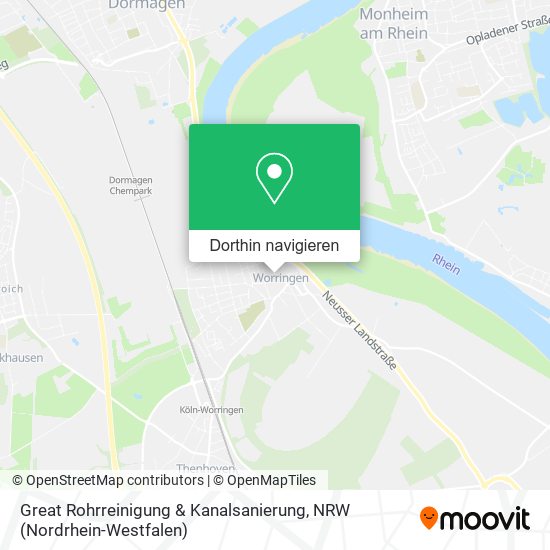 Great Rohrreinigung & Kanalsanierung Karte