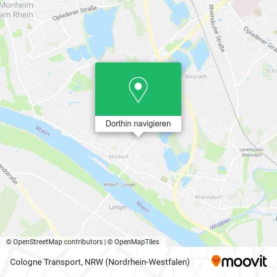 Cologne Transport Karte