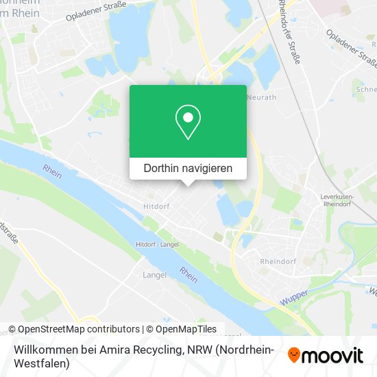 Willkommen bei Amira Recycling Karte