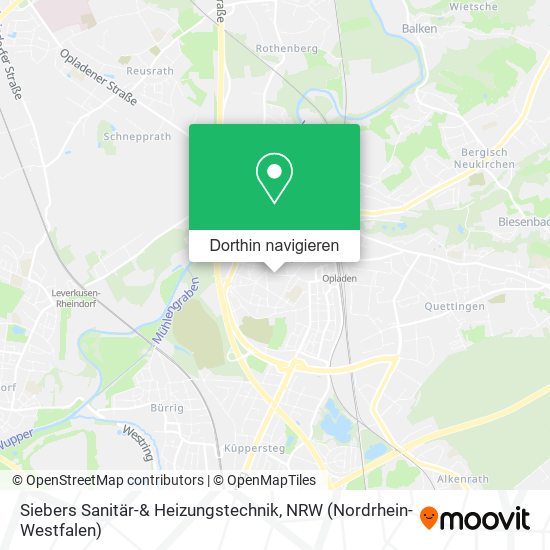 Siebers Sanitär-& Heizungstechnik Karte