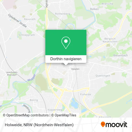Holweide Karte
