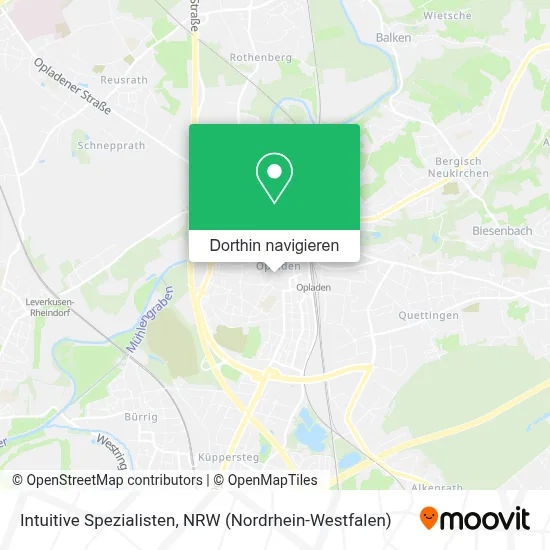 Intuitive Spezialisten Karte