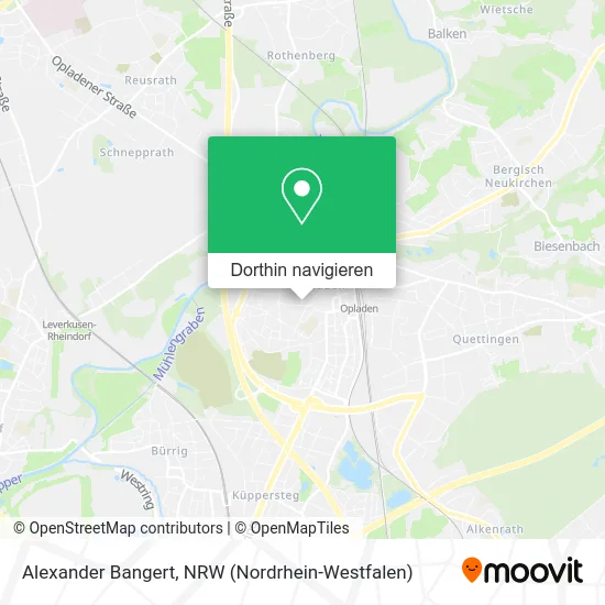 Alexander Bangert Karte