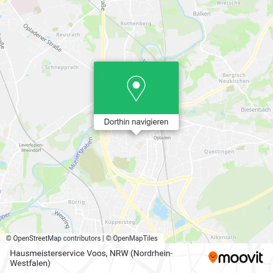 Hausmeisterservice Voos Karte