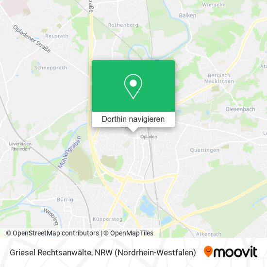 Griesel Rechtsanwälte Karte