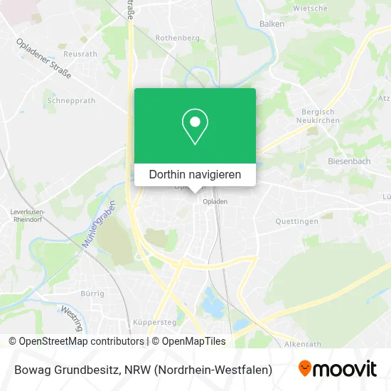 Bowag Grundbesitz Karte