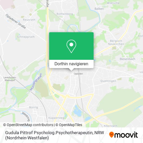 Gudula Pittrof Psycholog.Psychotherapeutin Karte