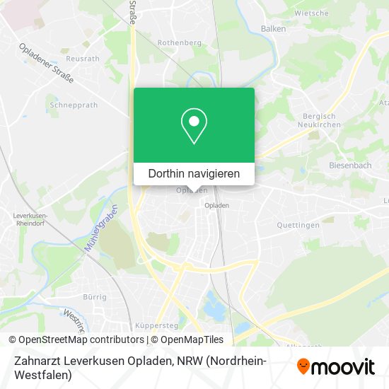 Zahnarzt Leverkusen Opladen Karte