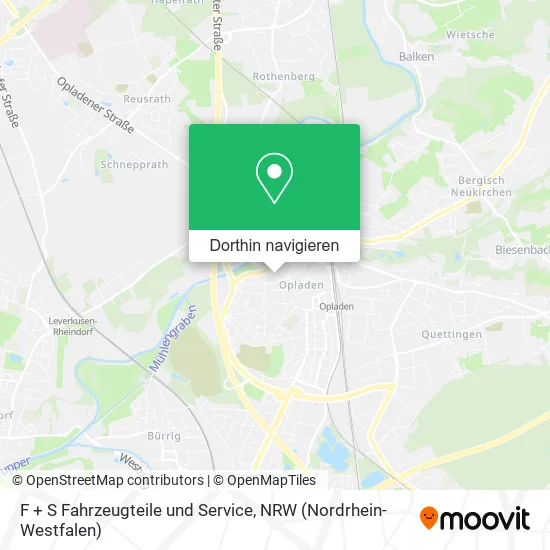 F + S Fahrzeugteile und Service Karte