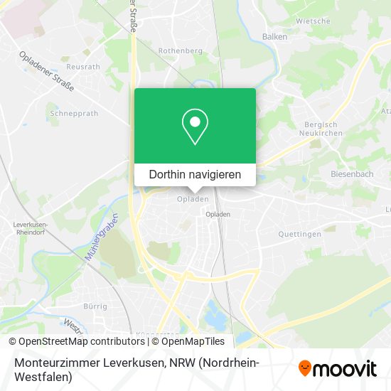 Monteurzimmer Leverkusen Karte