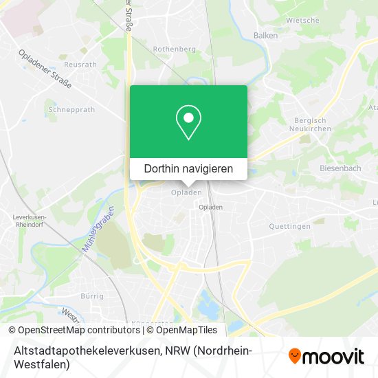 Altstadtapothekeleverkusen Karte