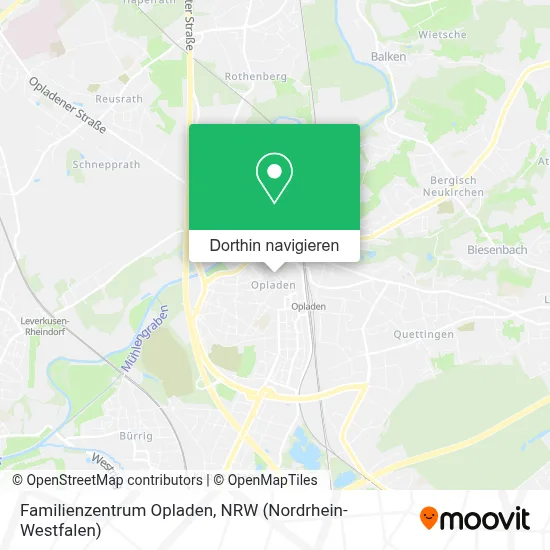 Familienzentrum Opladen Karte